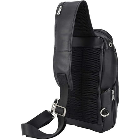 Polare Full Grain Leather Sling Bag Travel/Hiking Bike Multi-Purpose Crossbody Daypack For Men 